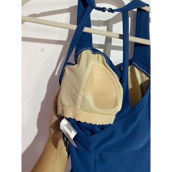 Miraclesuit One Piece Swimsuit Dress 6L Beach Tummy Control Slimming Resort NWOT - Picture 5 of 13